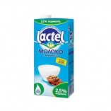 Молоко Lactel с витамином D 2,5%, 1л