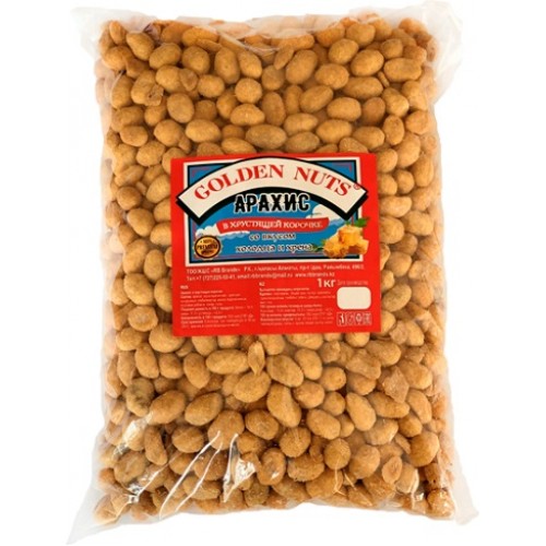 Golden Nuts Арахис в хрустящей корочке, холодец и хрен, 1 кг.