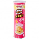 Pringles чипсы картофельные Ветчина и сыр, 165 гр