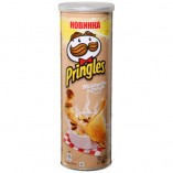 Pringles чипсы картофельные Белые грибы со сметаной, 165 гр