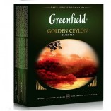 Greenfield черный чай Golden Ceylon, 100 пакетиков
