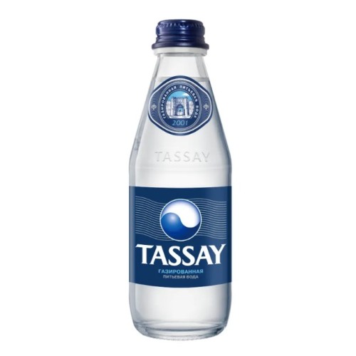 Tassay вода газированная, стекло, 250 мл