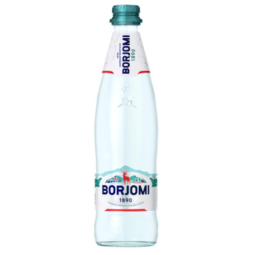 Боржоми минеральная вода, стекло, 500 мл