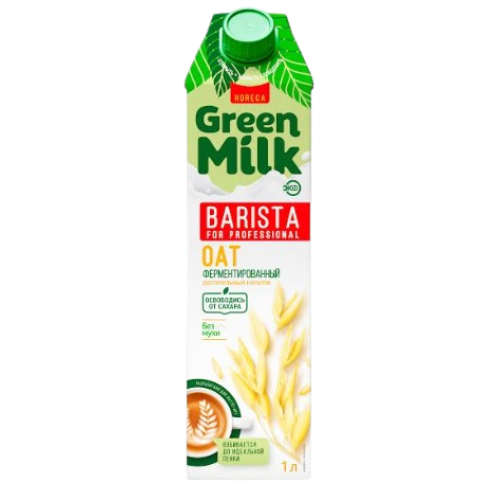 Green Milk Barista напиток овсяный, 1л Green Milk Barista напиток овсяный, 1л