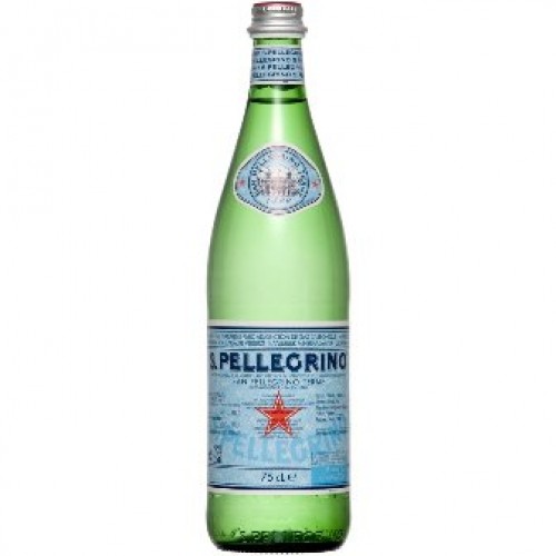 Минеральная вода San Pellegrino 0,75 л, стекло, 15 шт